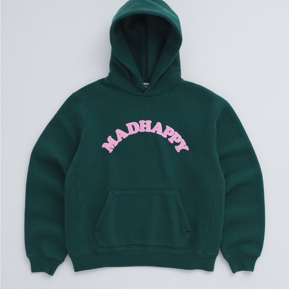 Madhappy Forest Hoodie with Pink Puff Lettering